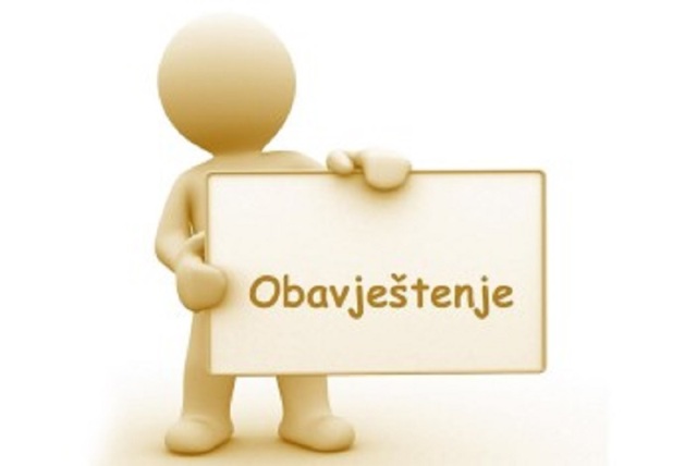 obavjestenje